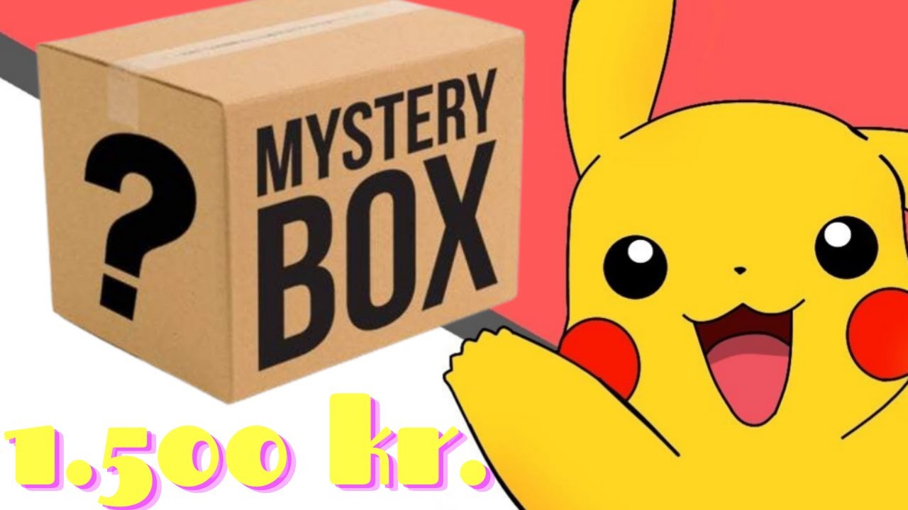 &Aring;BNER EN POKEMON MYSTERY BOX TIL 1.500 kr!!!!!!!