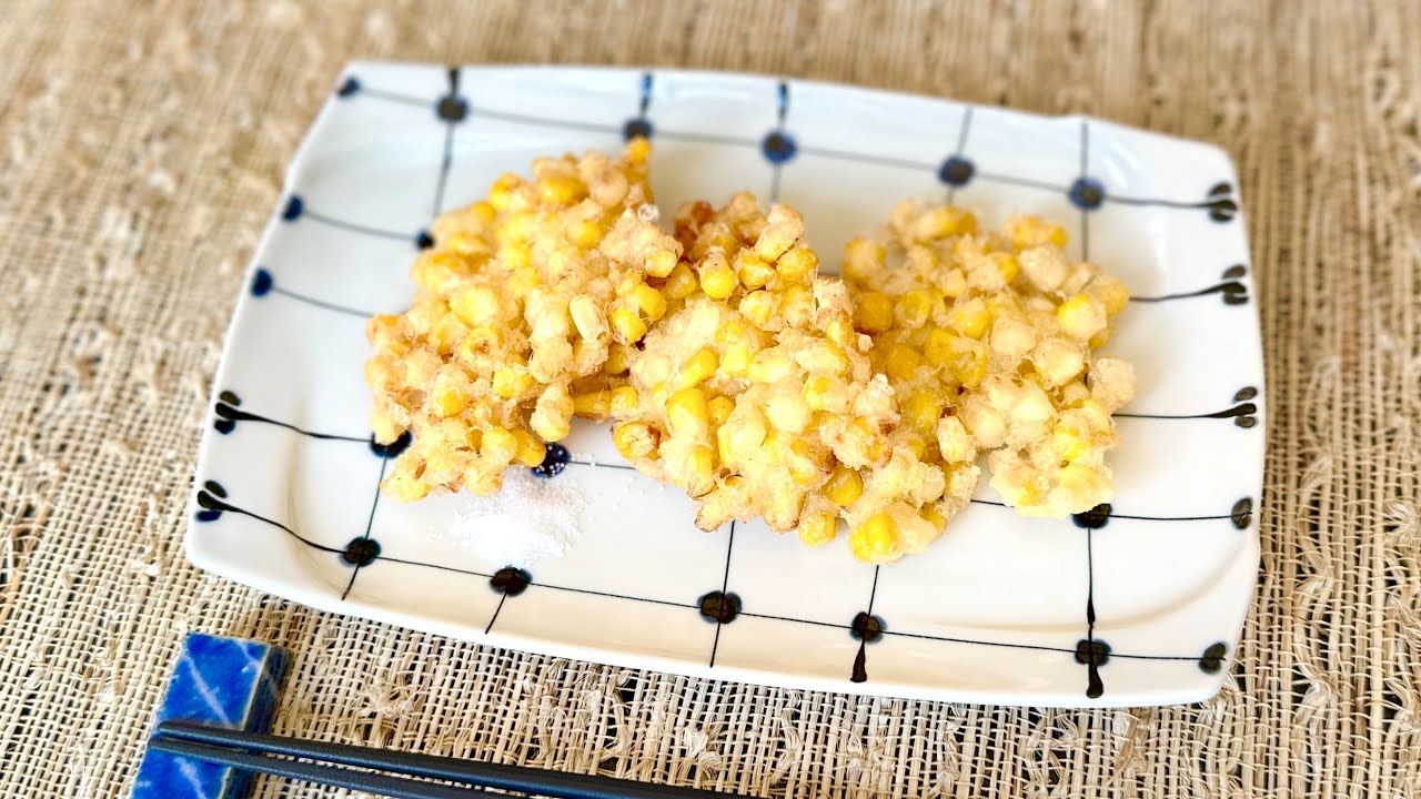 Corn Tempura - Noriko's Kitchen - Japanese Cooking 101