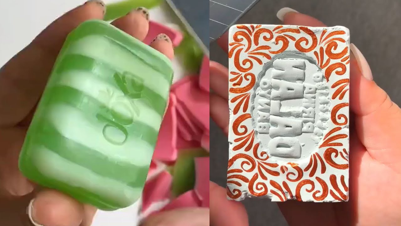 Relaxing Soap Carving - Relaxing and Fun videos - ASMR