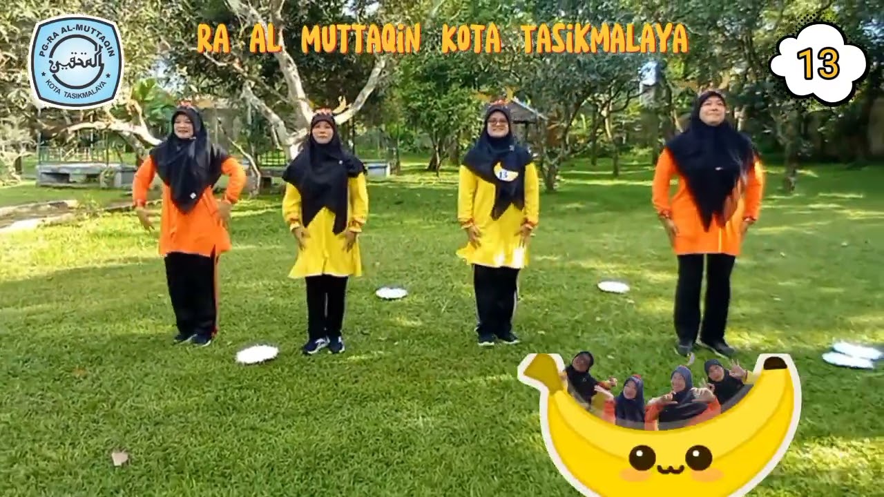 13 RA Al Muttaqin Tasikmalaya Senam Banana Chacha