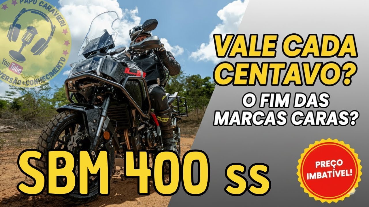 🔥 SBM 400ss: A MOTO QUE VAI BAGUNÇAR O MERCADO! 🏍️