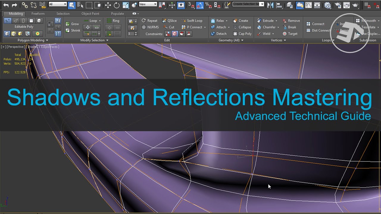 3ds Max - Shadows and Reflections Mastering - Technical Aspect [Tutorial]