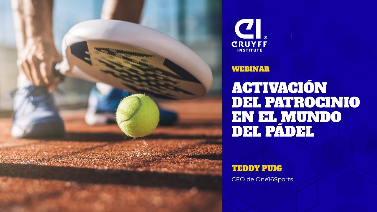 Free webinar: La activación del patrocinio en el mundo del pádel