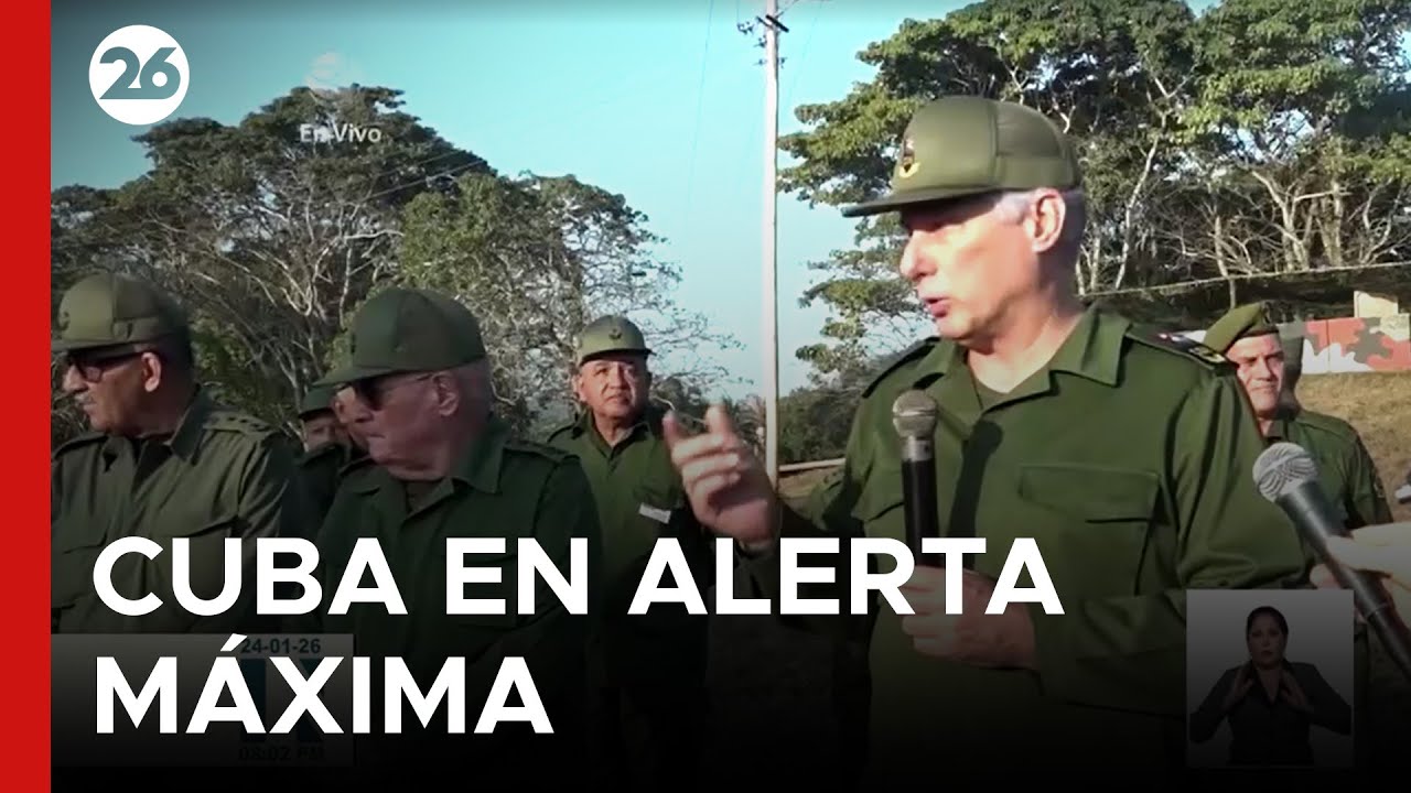 🚨 TENSIONES CON EEUU | Díaz Canel supervisa los ejercicios militares en Cuba