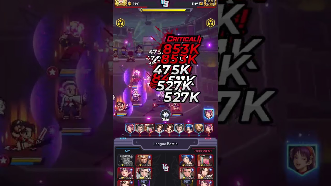 KOF AFK - S TIER TEAM RANK TEST