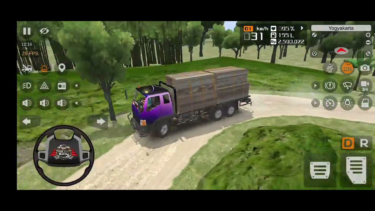 Menemukan danau di maps truck simulator 