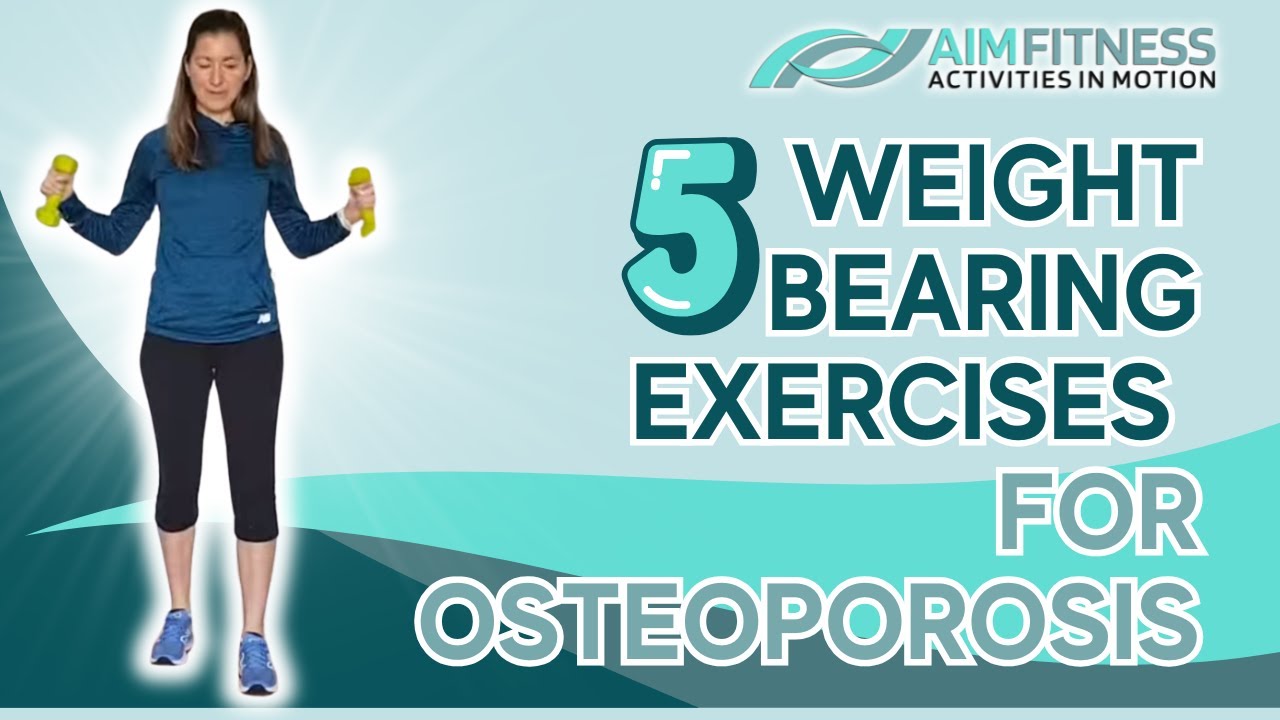 5 Weight Bearing Exercises For Osteoporosis | Strength Exercises for Adults 50+