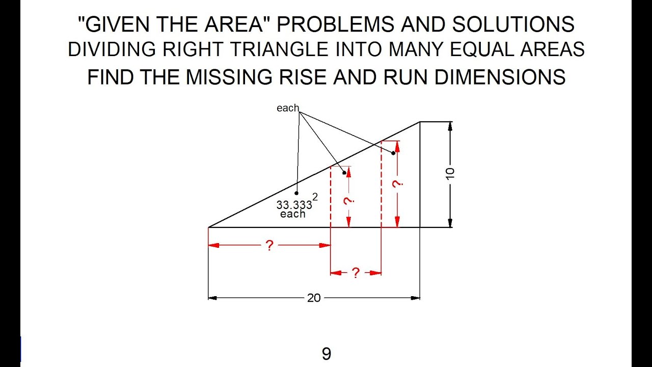 SUBDIVISION PROBLEM 9