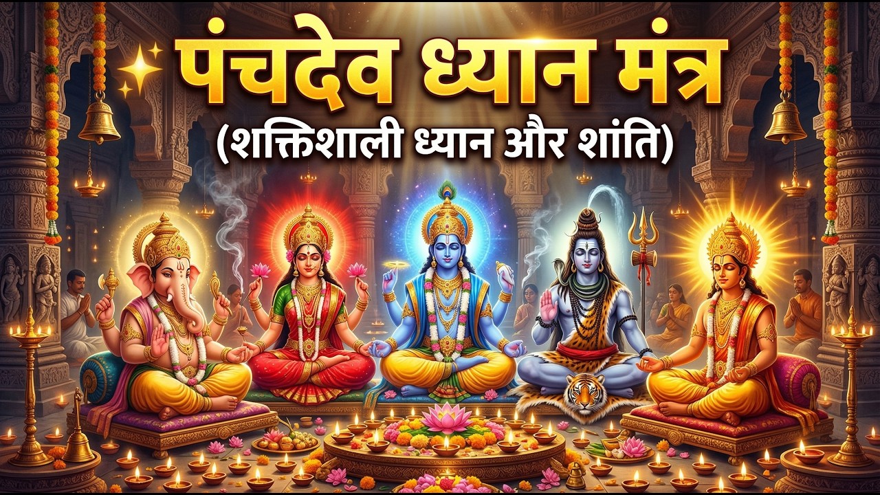 दिन की शुरुआत पंचदेव प्रार्थना से करें | पंचदेव स्तुति | Panchdev Prarthna Mantra | Morning Prayer