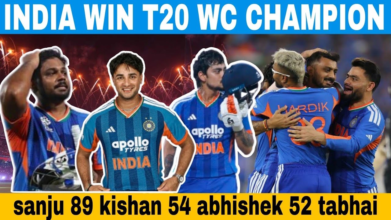India himulaites new zealahd win t20 wold cup 2026, sanju 89 abhishek 52 ishan kishan 54 bumrah 4 wk