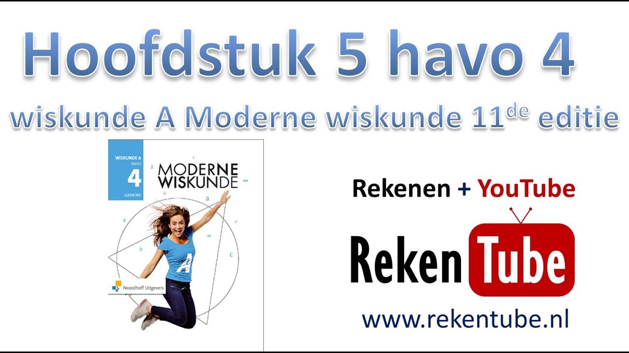 Samenvatting havo klas 4 Hoofdstuk 5 Wiskunde A Moderne wiskunde