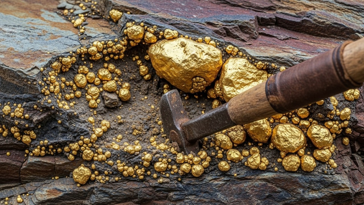 wow Amazing digging the gold treasure at riverside