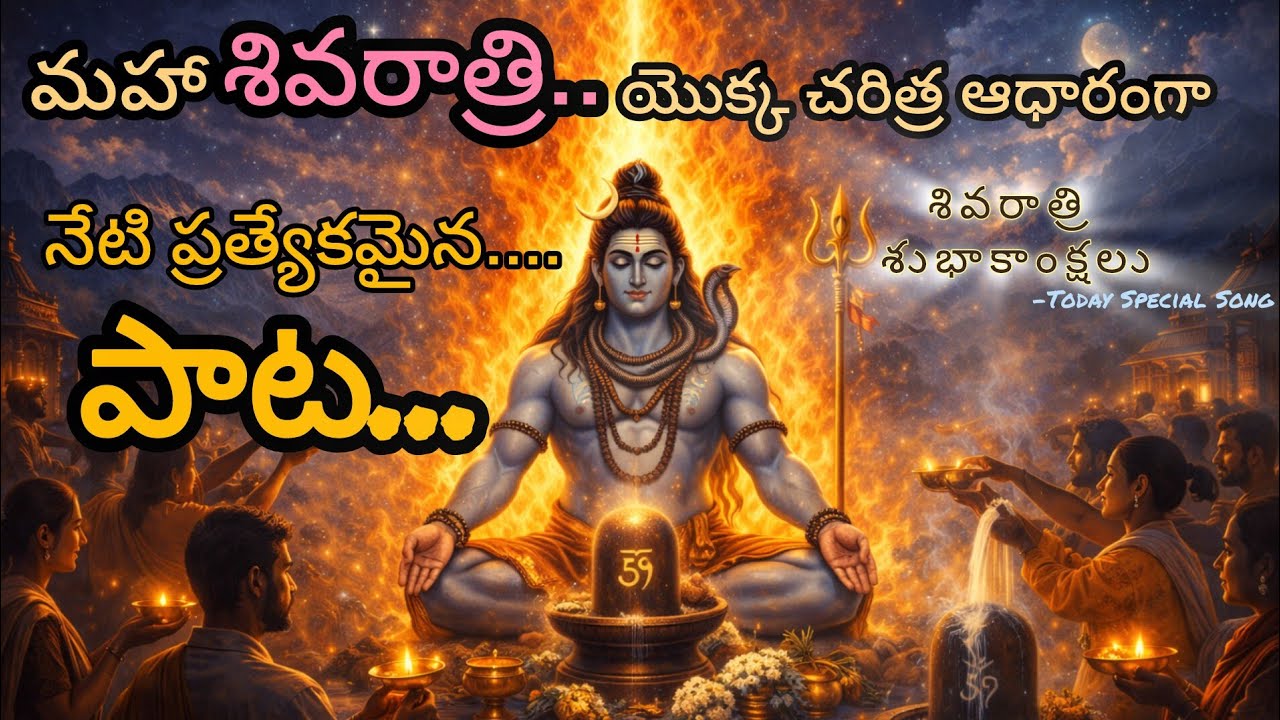 మహా శివరాత్రి | MAHA SHIVARATRI SONG | తెలుగు పాట | @TodaySpecialSong  #godsongs #devotionalsongs 