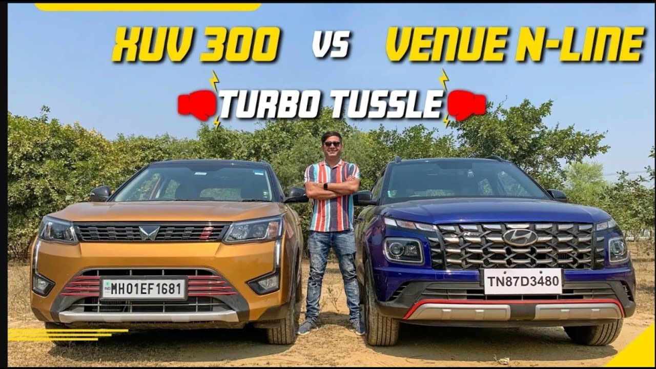 Mahindra XUV 300 Turbo VS Hyundai Venue N Line   Which Turbo car is the best  Detailed Comparison
