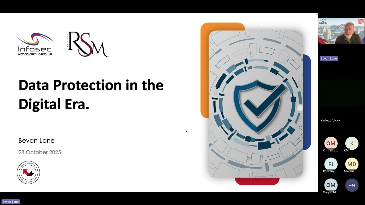 Data Protection in The Digital Era Webinar Recording 28 October 2025