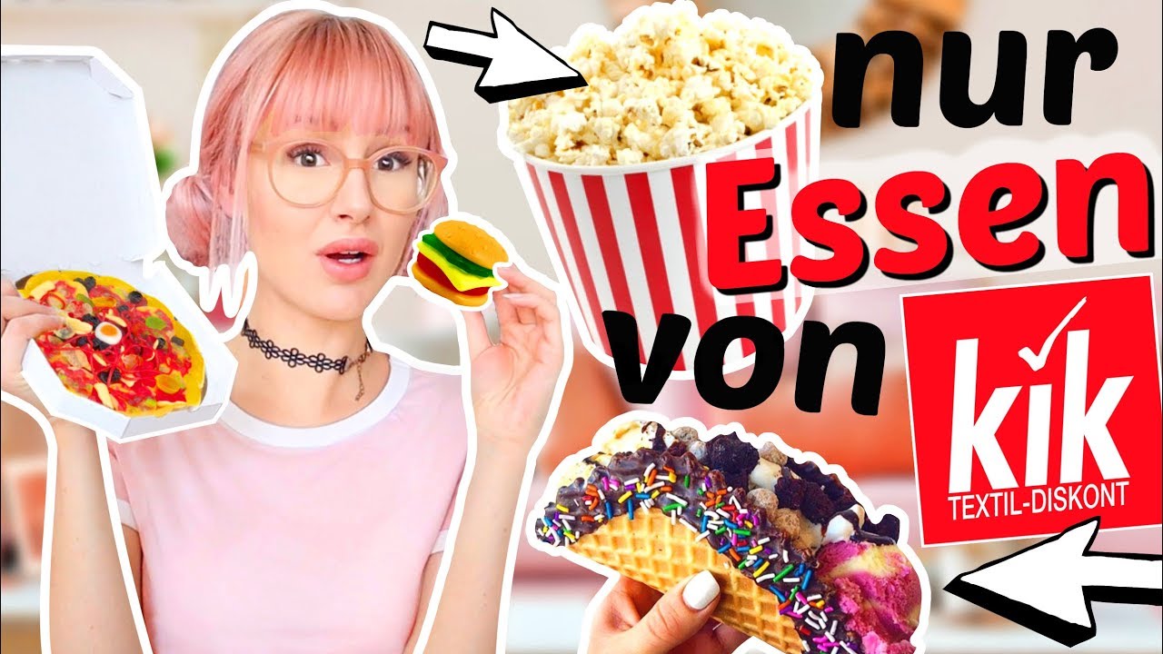 24 Stunden nur von KIK essen 😳| ViktoriaSarina