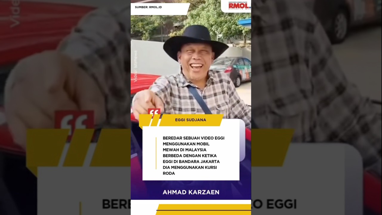 EGGI SUDJANA MENGGUNAKAN MOBIL MEWAH DI MALAYSIA?