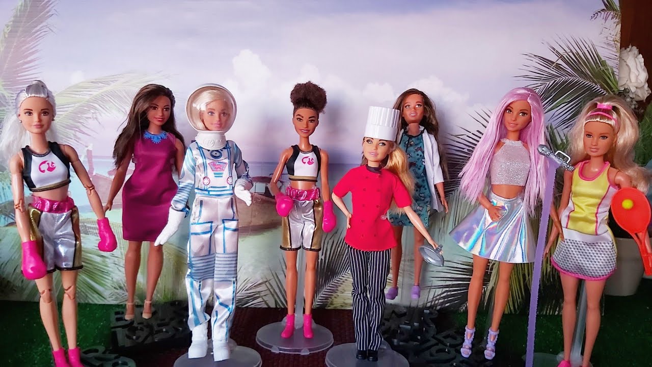 Barbie Meslek Bebekleri ve 60. Yıl Kariyer Bebekleri Kutu Açılımı