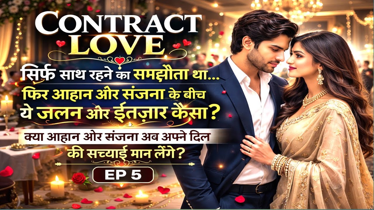 सिर्फ़ एक समझौता था… लेकिन फिर आहान और संजना के बीच ये जलन क्यों? 💔Contract Love – Episode 5