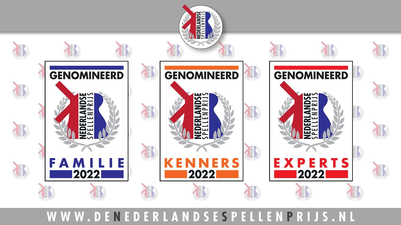 De Genomineerden voor De Nederlandse Spellenprijs 2022