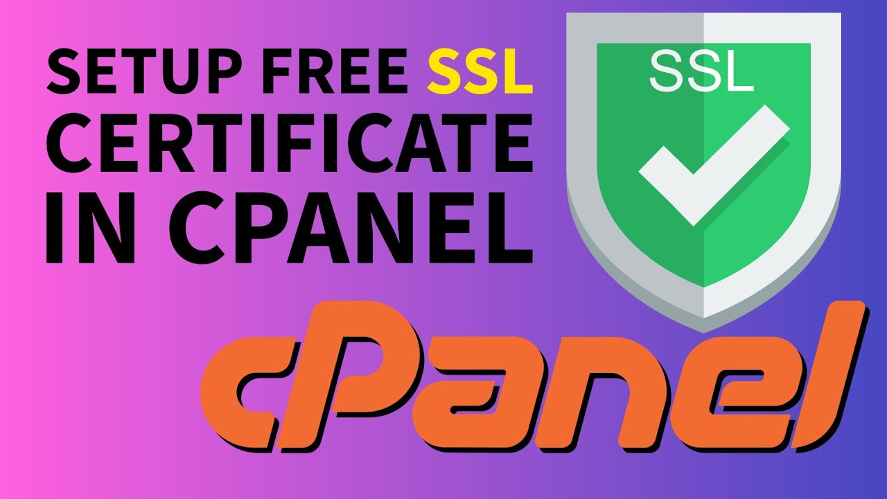 Настройте бесплатный SSL-сертификат в cPanel
