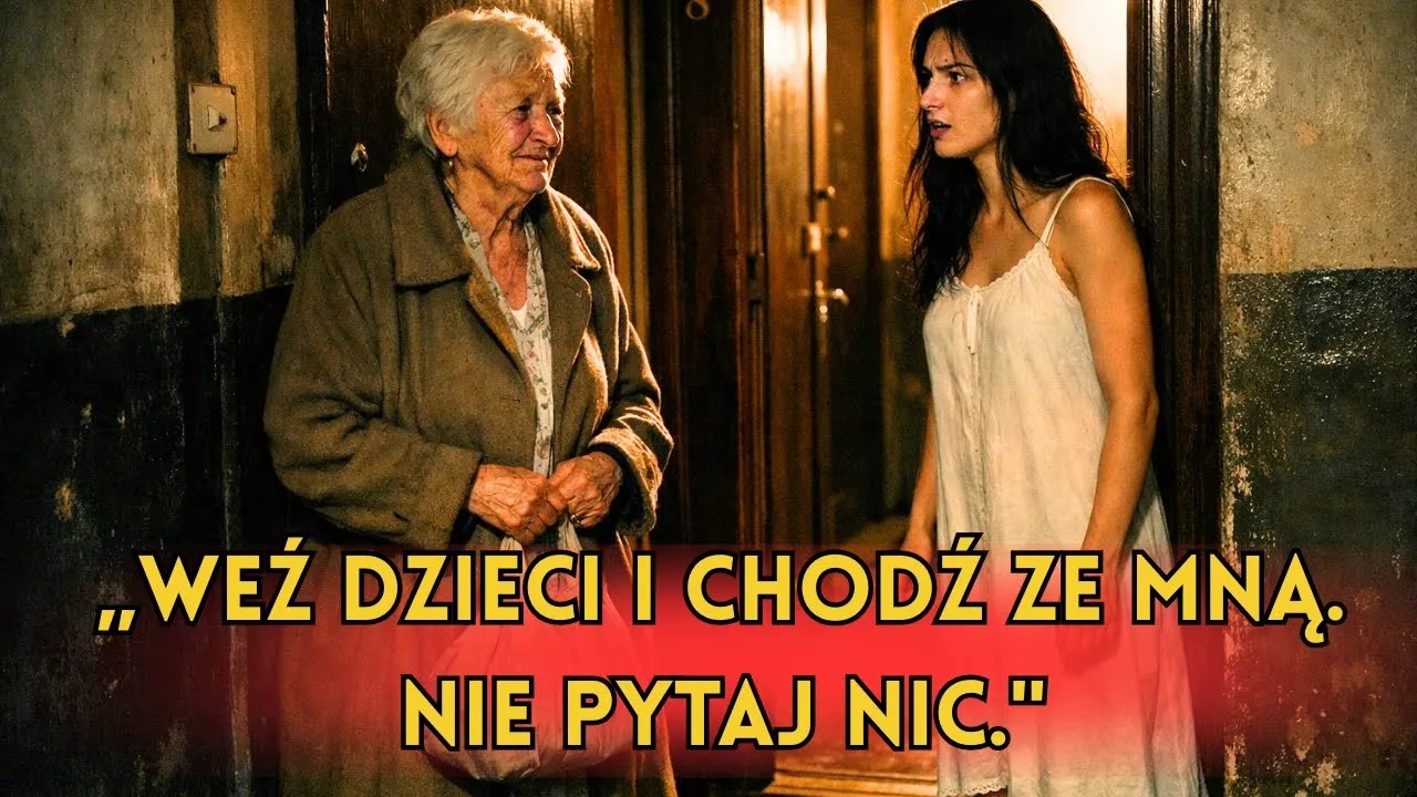 Babcia męża zapukała cicho o 3 w nocy: „Weź dzieci i chodź ze mną. Nie pytaj nic.