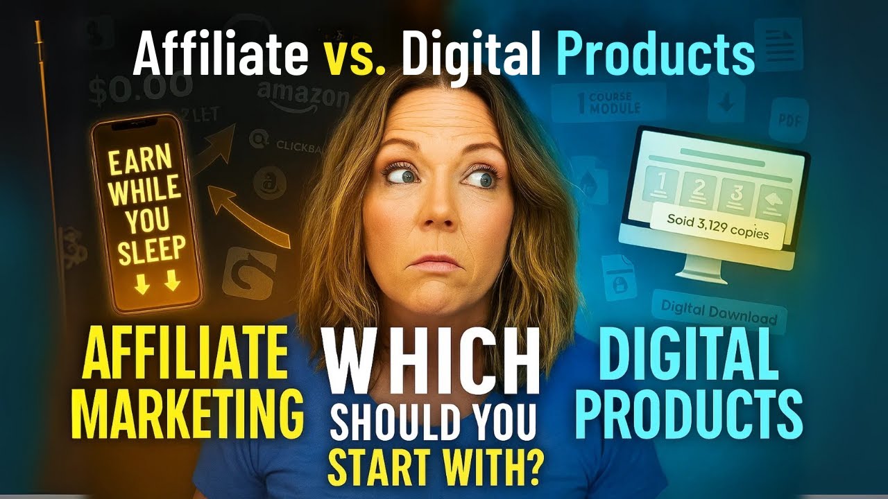 Affiliate Marketing vs. Digital Products: Which Should You Start With?