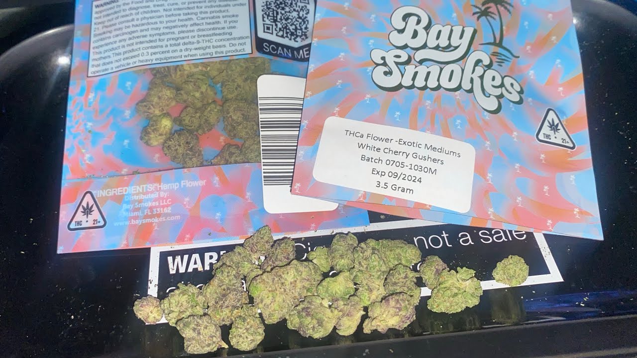 White Cherry Gushers Review @baysmokes