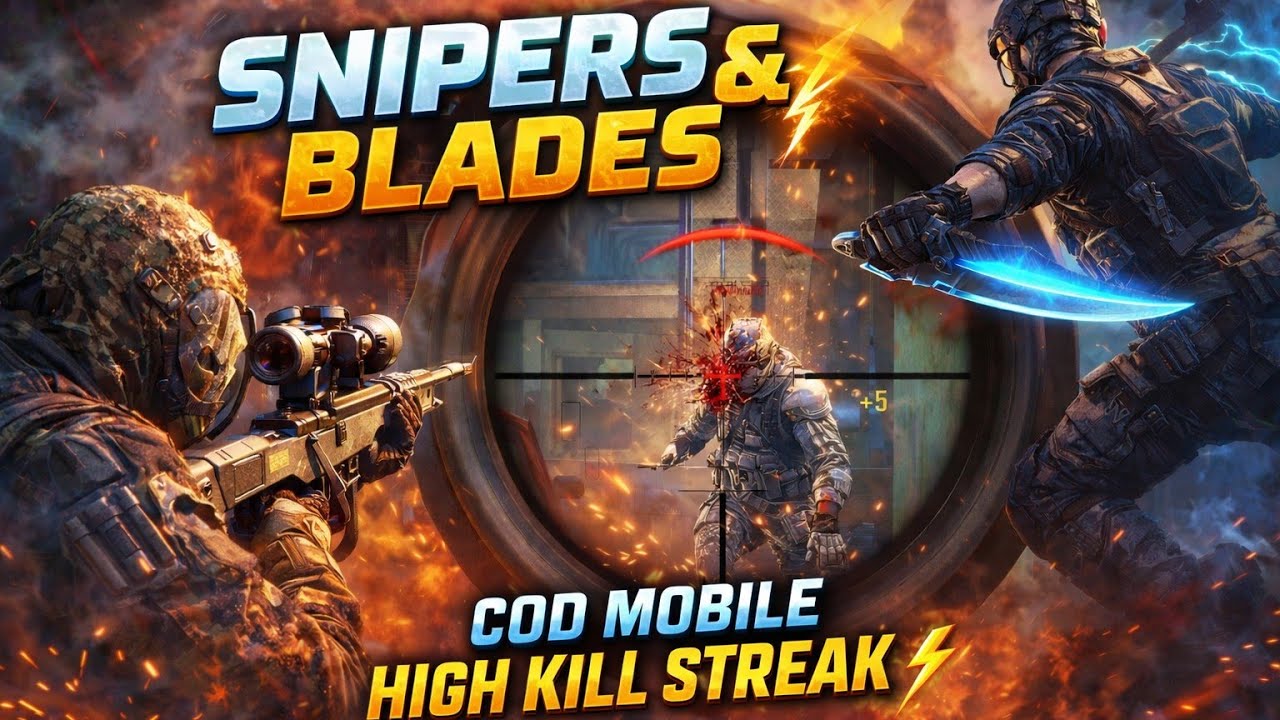 Snipers & Blades: COD Mobile High Kill Streak ⚡/by Nextgen gameing #codmobileshorts #sniping #japan