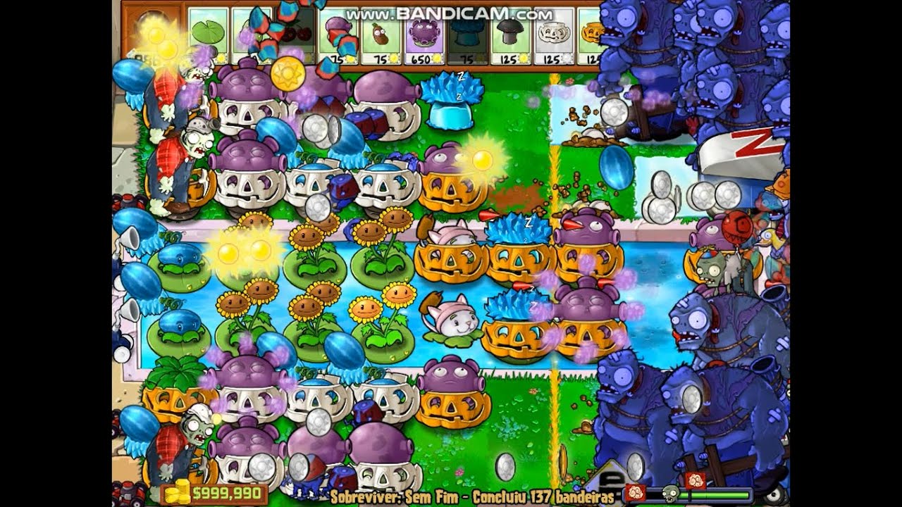 Plants vs Zombies Survival Endless Strategy