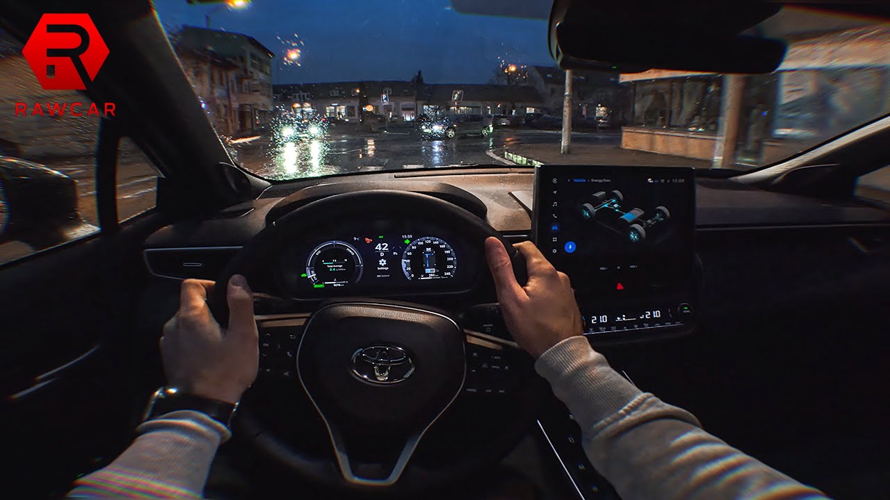 2026 Toyota Corolla Cross HEV - POV Night Test Drive