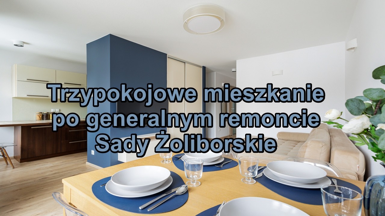 Trzypokojowe mieszkanie po generalnym remoncie | Sady Żoliborskie