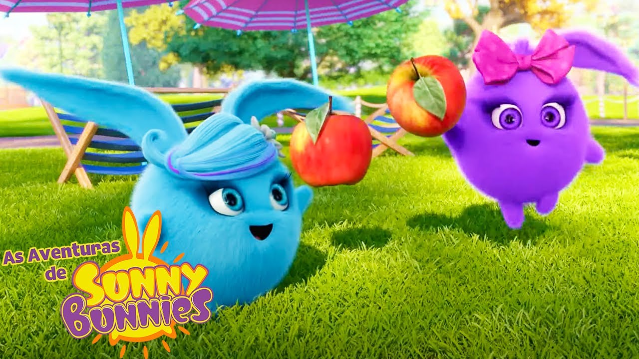 Divers&atilde;o com frutas frescas | As Aventuras de Sunny Bunnies | Desenhos Animados Infantis