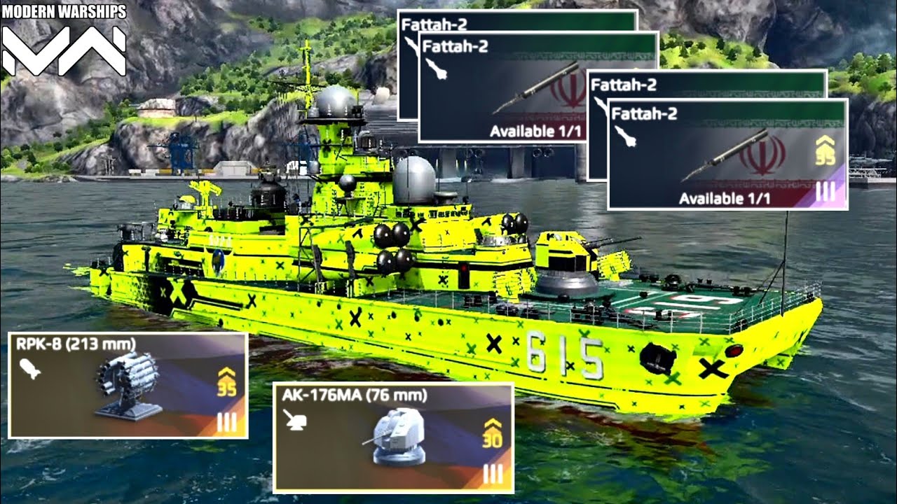 RF Bora With Fattah-2 Missile Gameplay Modern warship 