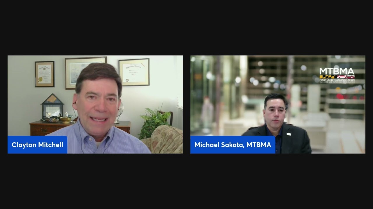 GUEST  Michael Sakata  President Maryland Transportation Builders and Materials Assn