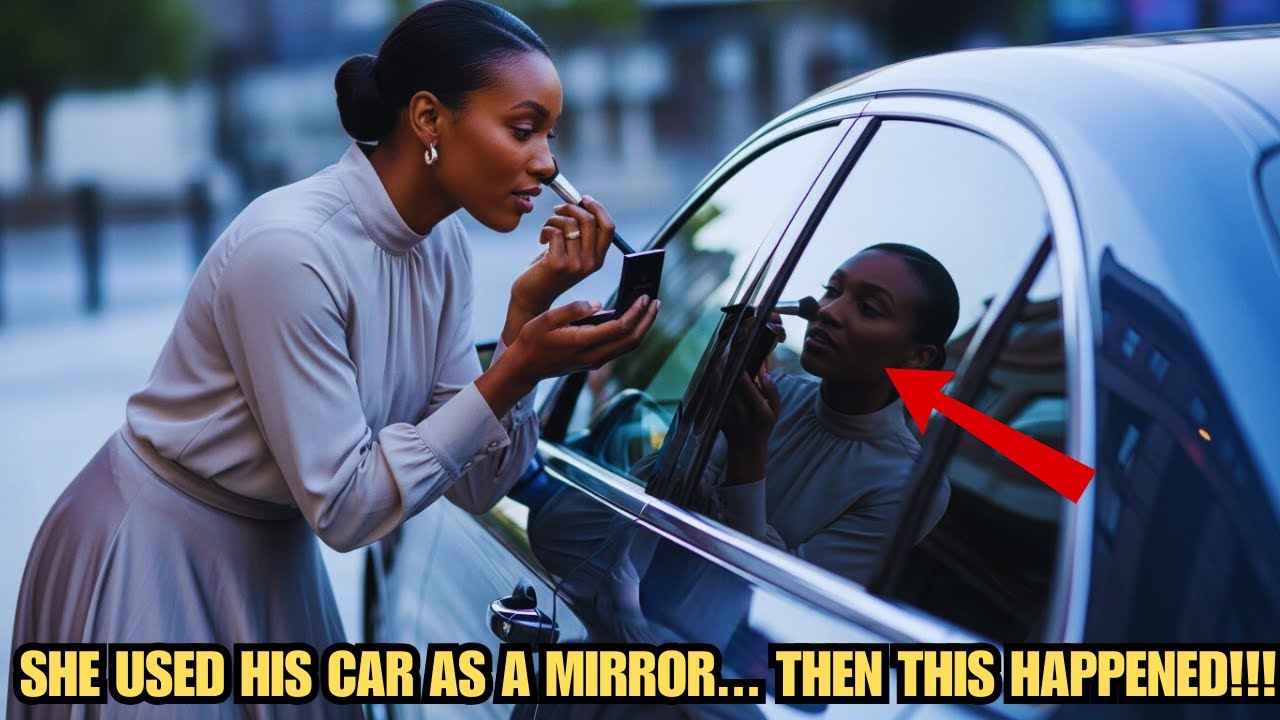 BLACK WOMAN USED MAFIA BOSS'S CAR AS A MIRROR — What Happened Next Will Leave You Speechless.