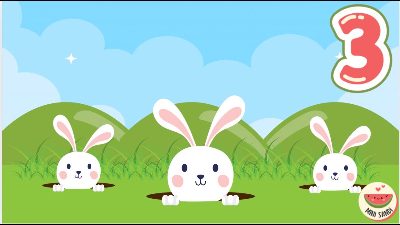 Contamos del 1 al 10 con animales 🐰🐝🦊 | Canción infantil para aprender los números