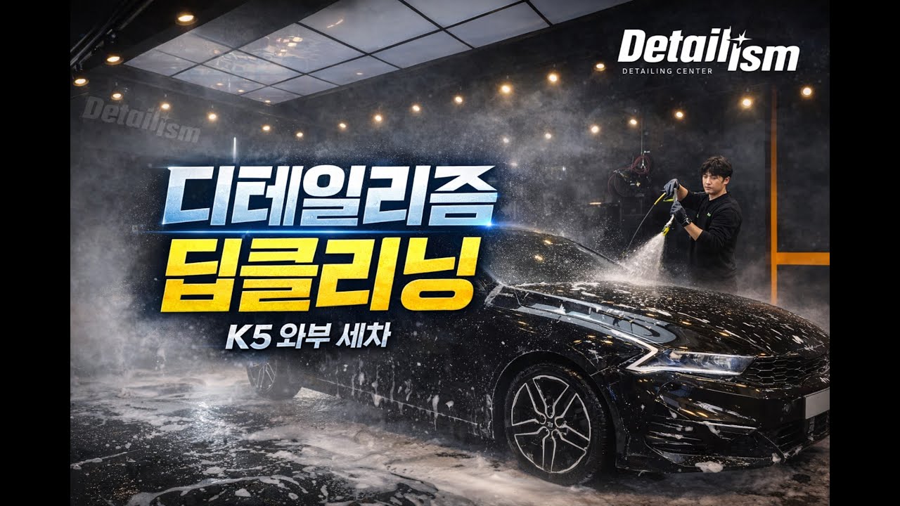 디테일리즘 디테일링｜K5 외부 세차, 기본부터 다릅니다.