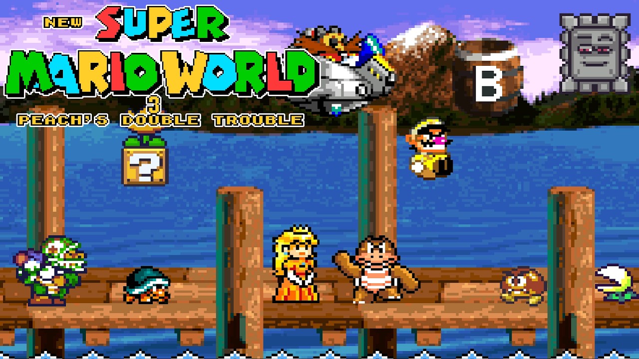 New Super Mario World 3: Peach's Double Trouble #01 - World 1