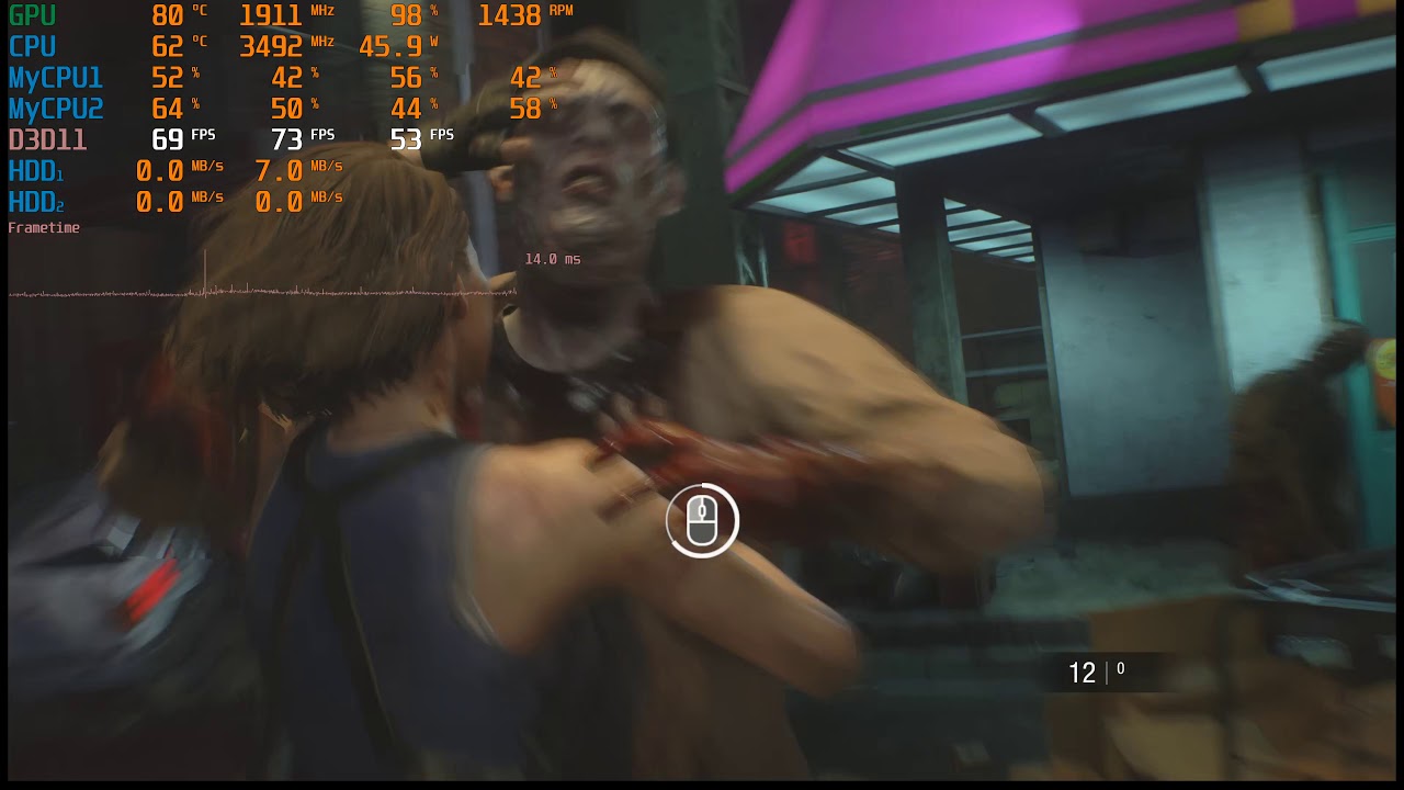 Resident Evil 3, GTX1080Ti, 4K GPU Benchmark