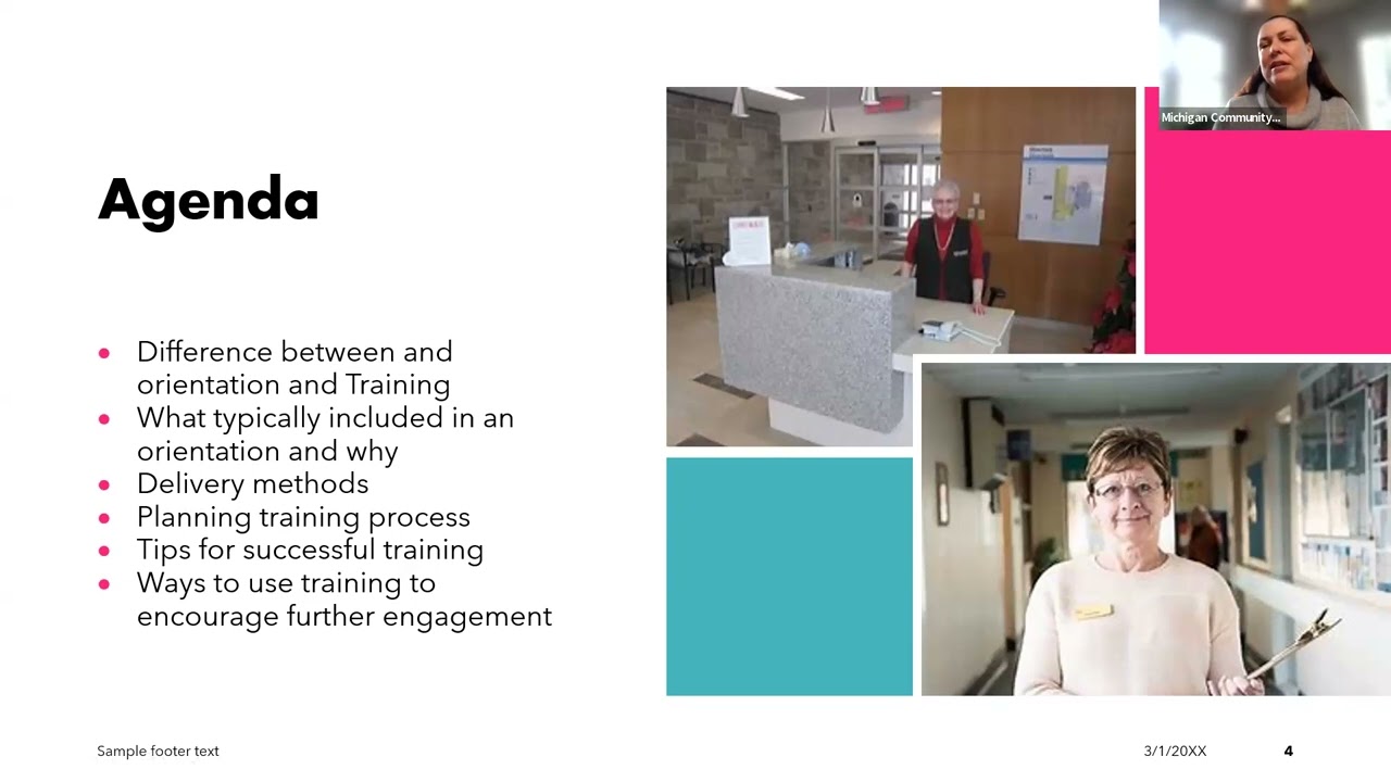 Volunteer Orientation and Training