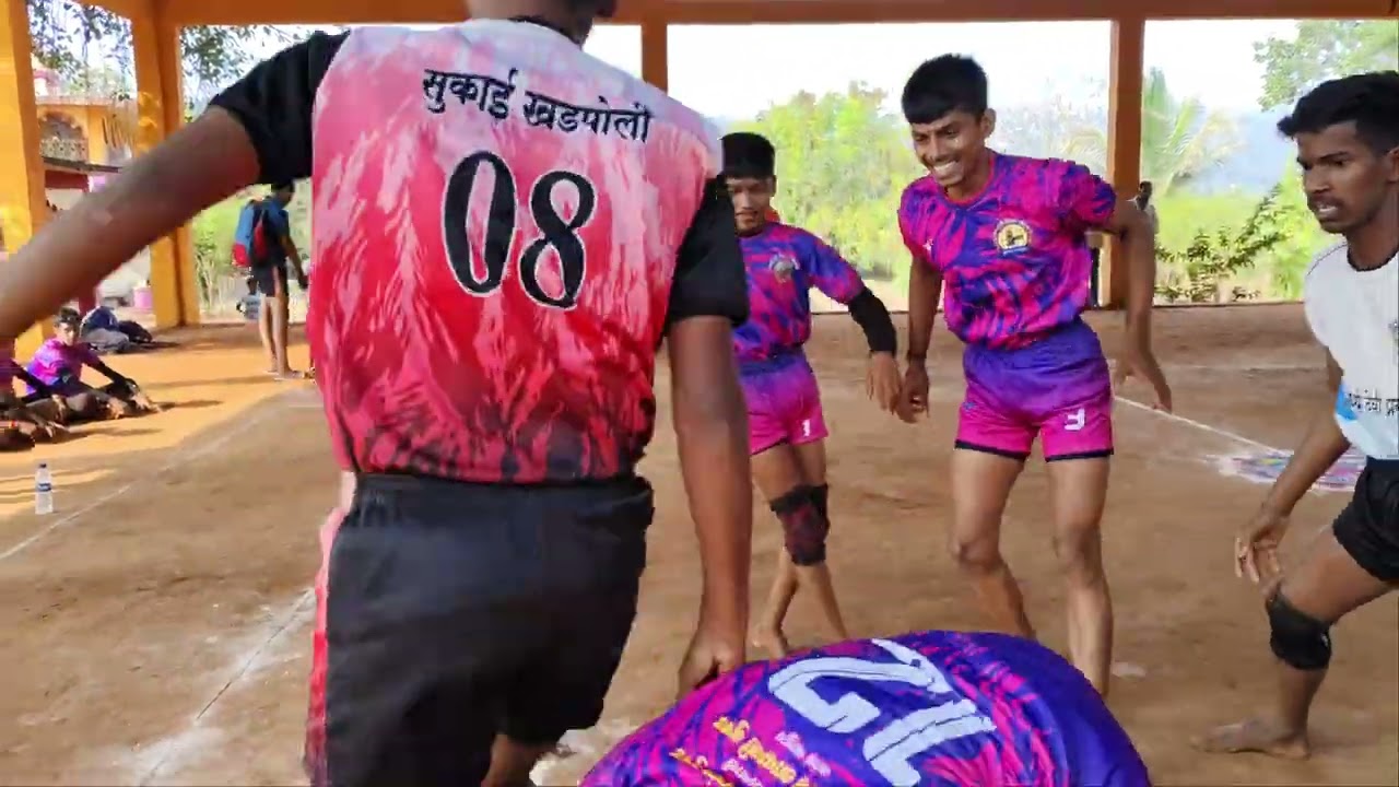 केदारनाथ गाणे कबड्डी स्पर्धेत 2026 खडपोली VS नांदिवासे 