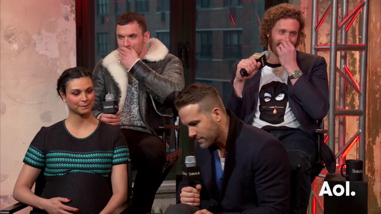 Ryan Reynolds, TJ Miller, Ed Skrein and Morena Baccarin On 