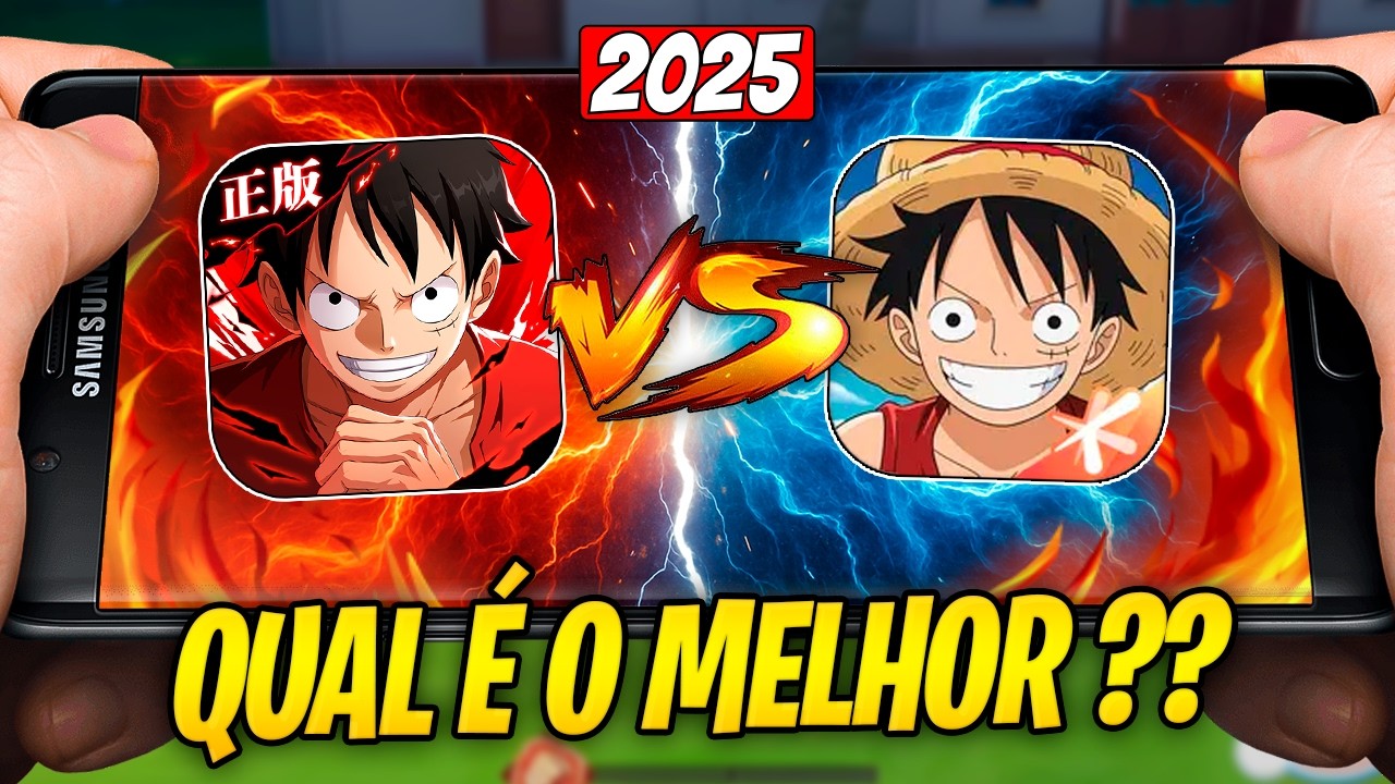 QUAL É O MELHOR GAME DO ONE PIECE MOBILE DE 2025? OPFP vs AMBITION