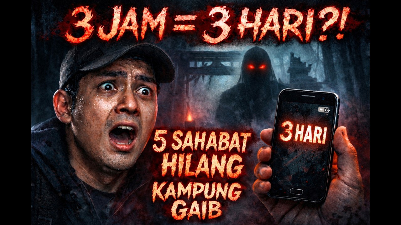 Hilang 3 Hari di Kampung Gaib 5 Sahabat Terjebak Padahal Mereka Cuma Merasa 3 Jam! (Kisah Nyata)