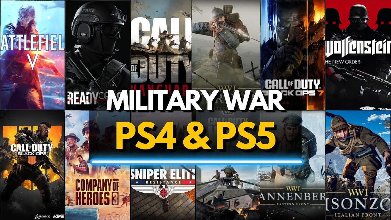Top 40 Best Military War Games for PS4 & PS5