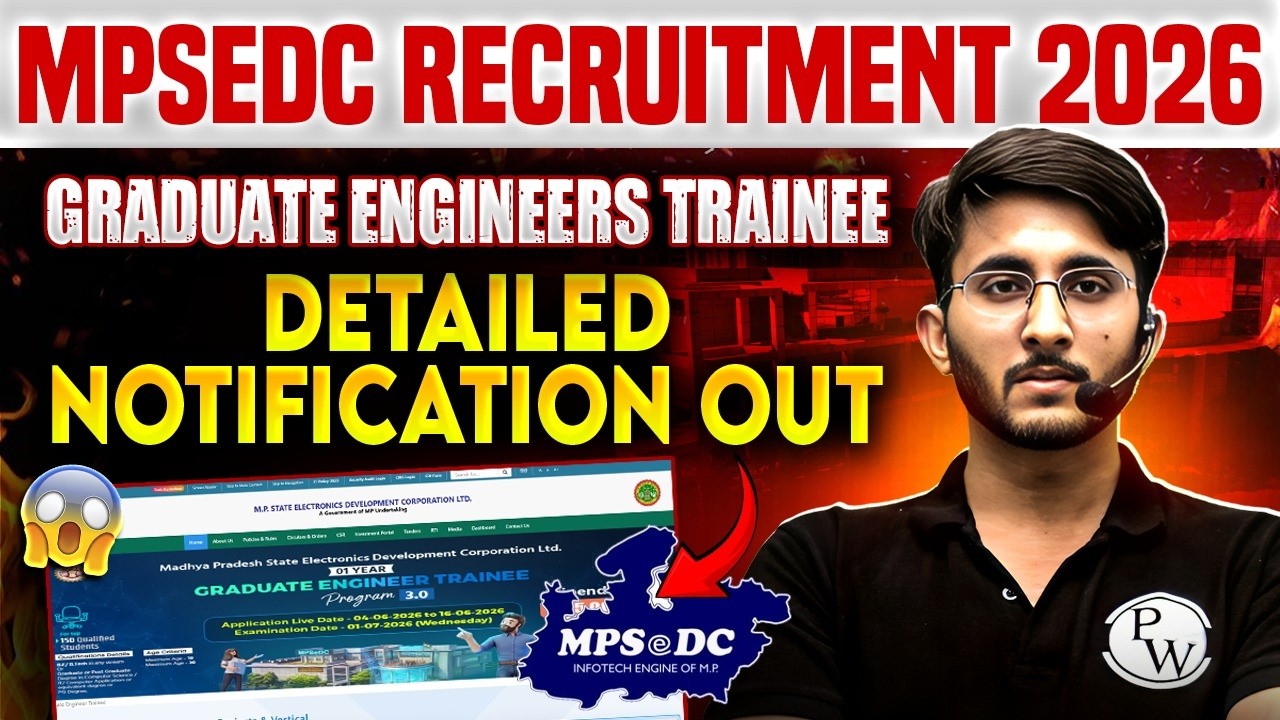 MPSEDC Recruitment 2026 | Graduate Engineer Trainee | Eligibilty | Total Posts | Complete Details