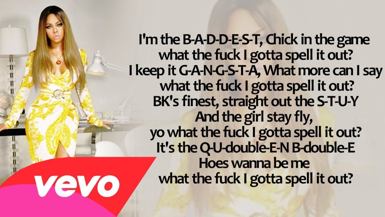 Lil' Kim - Spell Check (Lyrics On Screen) HD
