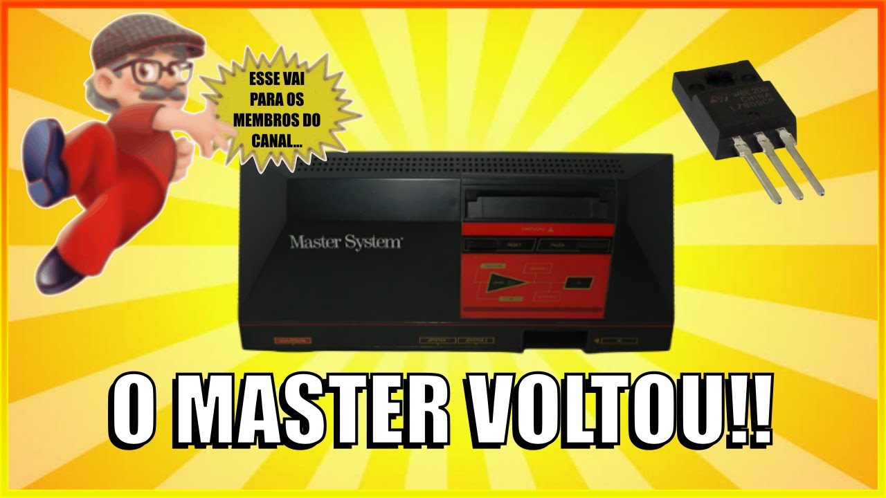 O PRIMEIRO MASTER SYSTEM BR - RESGATANDO DA SUCATA!