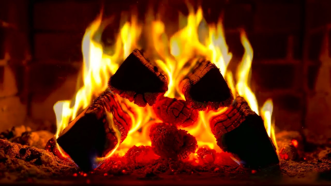 🔥Crackling Firewood - Fireplace ASMR - 2K HD🔥